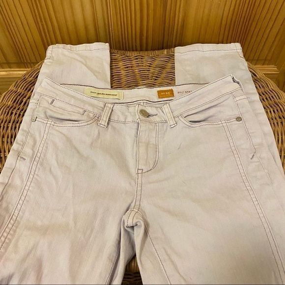 Pilcro and the Letterpress Denim - Anthropologie Pilco and the Letterpress rose pink denim skinny jeans pants No 25